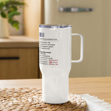 Load image into Gallery viewer, Pharma "pseudo"cals Dramazepam Travel Mug
