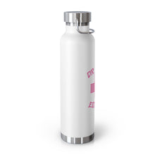 Load image into Gallery viewer, Pink Jiynxd Heart ( white) 22oz Vacuum Insulated Bottle