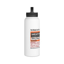 Load image into Gallery viewer, Sarcasticholine "Satiricin" Stainless Steel Water Bottle, Handle Lid