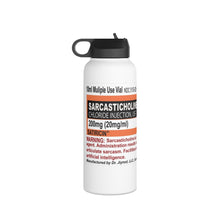 Load image into Gallery viewer, Sarcasticholine Stainless Steel Water Bottle, Standard Lid