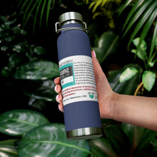 Load image into Gallery viewer, Hypocritamine Copper Vacuum Insulated Bottle, 22oz