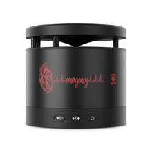 Load image into Gallery viewer, Portable Red Emergency Heart Metal Bluetooth Speaker and Wireless Charging Pad