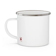Load image into Gallery viewer, Trauma Nurse Crossing (Woman) Small Enamel Camping Mug
