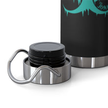 Load image into Gallery viewer, Teal Biohazard 22oz Vacuum Insulated Bottle