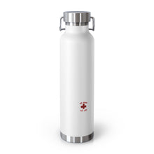 Load image into Gallery viewer, Trauma Nurse Crossing (woman) 22oz Vacuum Insulated Bottle