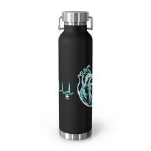 Load image into Gallery viewer, Emergency Heart in Blue/white 22oz Vacuum Insulated Bottle