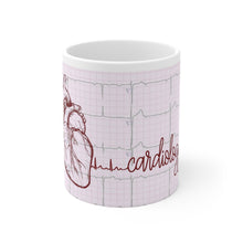 Load image into Gallery viewer, Cardiology White Ceramic Mug