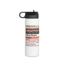 Load image into Gallery viewer, Sarcasticholine Stainless Steel Water Bottle, Standard Lid