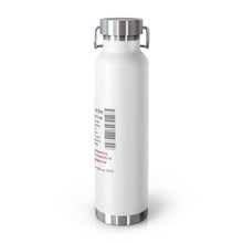 Load image into Gallery viewer, Sarcasticholine Copper Vacuum Insulated Bottle, 22oz