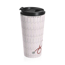 Load image into Gallery viewer, Stethoscope Stainless Steel Travel Mug