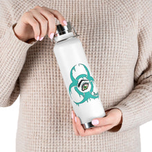 Load image into Gallery viewer, Teal Biohazard 22oz Vacuum Insulated Bottle