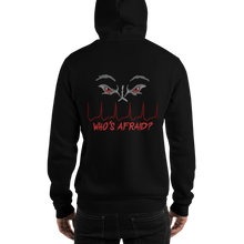 Load image into Gallery viewer, Who's Afraid? Wolf Hooded Sweatshirt