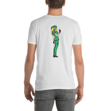 Load image into Gallery viewer, Dr. Jiynxd Short-Sleeve Unisex T-Shirt with EKG Sleeve