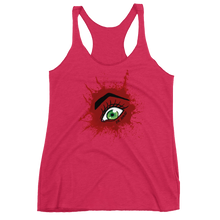 Load image into Gallery viewer, Dr. Jiynxd Bloody Eye Women's Racerback Tank