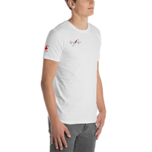 Load image into Gallery viewer, Dr. Jiynxd Short-Sleeve Unisex T-Shirt with EKG Sleeve