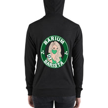 Load image into Gallery viewer, Barium Barista Blonde Unisex zip hoodie