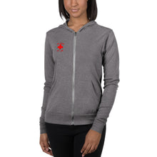 Load image into Gallery viewer, Woman's Trauma Nurse Crossing Lightweight zip hoodie