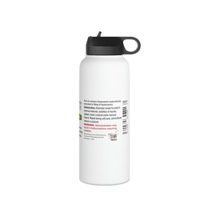 Hysteramine Pharma"pseudo"cal Stainless Steel Water Bottle, Standard Lid