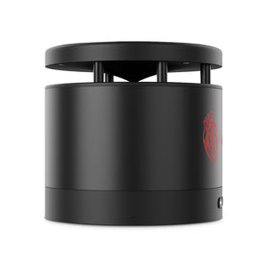 Portable Red Emergency Heart Metal Bluetooth Speaker and Wireless Charging Pad