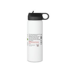 Hysteramine Pharma"pseudo"cal Stainless Steel Water Bottle, Standard Lid