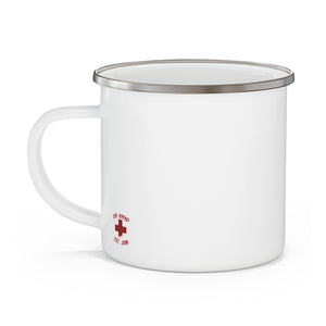 Jiynxd Crossing Enamel Campfire Mug