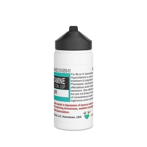 Hypocritamine Stainless Steel Water Bottle, Standard Lid