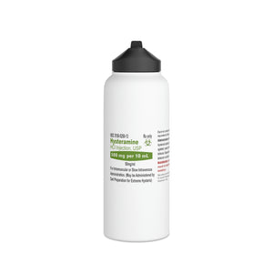 Hysteramine Pharma"pseudo"cal Stainless Steel Water Bottle, Standard Lid