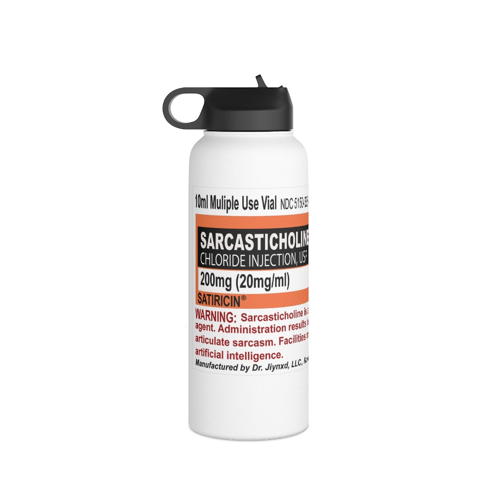 Sarcasticholine Stainless Steel Water Bottle, Standard Lid
