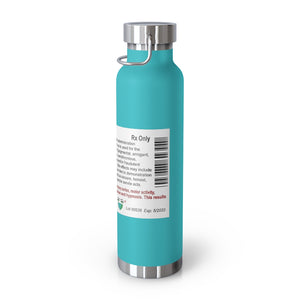 Hypocritamine Copper Vacuum Insulated Bottle, 22oz