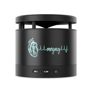 Emergency Heart Metal Bluetooth Speaker and Wireless Charging Pad