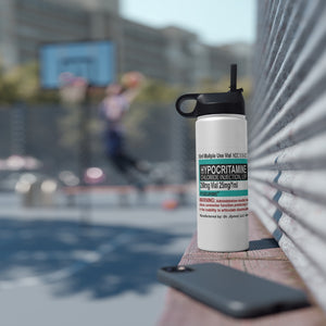 Hypocritamine Stainless Steel Water Bottle, Standard Lid