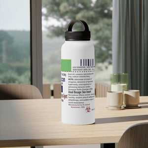 Narcisstican Stainless Steel Water Bottle, Handle Lid
