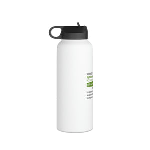 Hysteramine Pharma"pseudo"cal Stainless Steel Water Bottle, Standard Lid