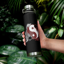Load image into Gallery viewer, Yin Yang Koi Fish in Red and White 22oz Vacuum Insulated Bottle
