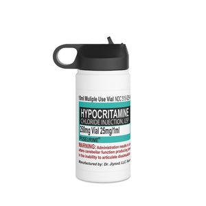 Hypocritamine Stainless Steel Water Bottle, Standard Lid