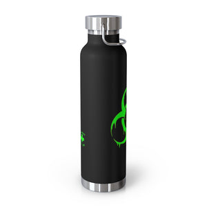 Green Biohazard 22oz Vacuum Insulated Bottle