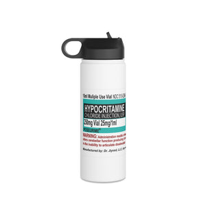 Hypocritamine Stainless Steel Water Bottle, Standard Lid