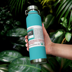 Hypocritamine Copper Vacuum Insulated Bottle, 22oz