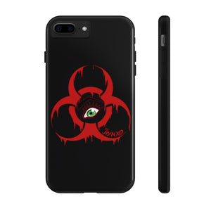 Red Biohazard Case Mate Tough Phone Cases