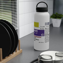 Load image into Gallery viewer, Dramazepam Stainless Steel Water Bottle, Handle Lid
