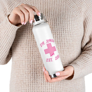 Pink Jiynxd Heart ( white) 22oz Vacuum Insulated Bottle