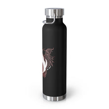 Load image into Gallery viewer, Yin Yang Koi Fish in Red and White 22oz Vacuum Insulated Bottle
