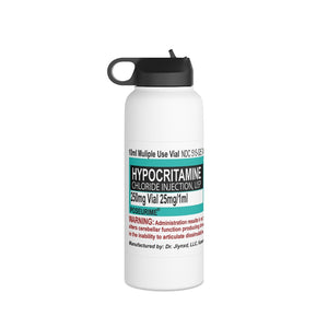 Hypocritamine Stainless Steel Water Bottle, Standard Lid
