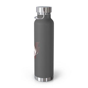 Yin Yang Koi Fish in Red and White 22oz Vacuum Insulated Bottle