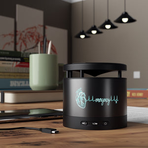 Emergency Heart Metal Bluetooth Speaker and Wireless Charging Pad