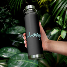 Load image into Gallery viewer, Emergency Heart in Blue/white 22oz Vacuum Insulated Bottle
