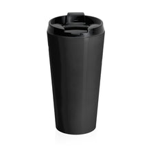 Load image into Gallery viewer, Simian Black Lid Stainless Steel Travel Mug
