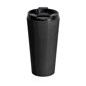 Simian Black Lid Stainless Steel Travel Mug