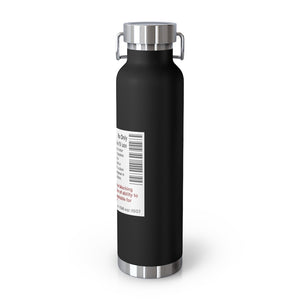 Sarcasticholine Copper Vacuum Insulated Bottle, 22oz
