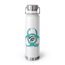 Load image into Gallery viewer, Teal Biohazard 22oz Vacuum Insulated Bottle
